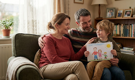 Irish family at home — navigating DCA supports